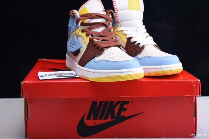 One Kick Chateau Fearless Air Jordan Maison CU2803-200 Rouge x 1 SE Mid 0808